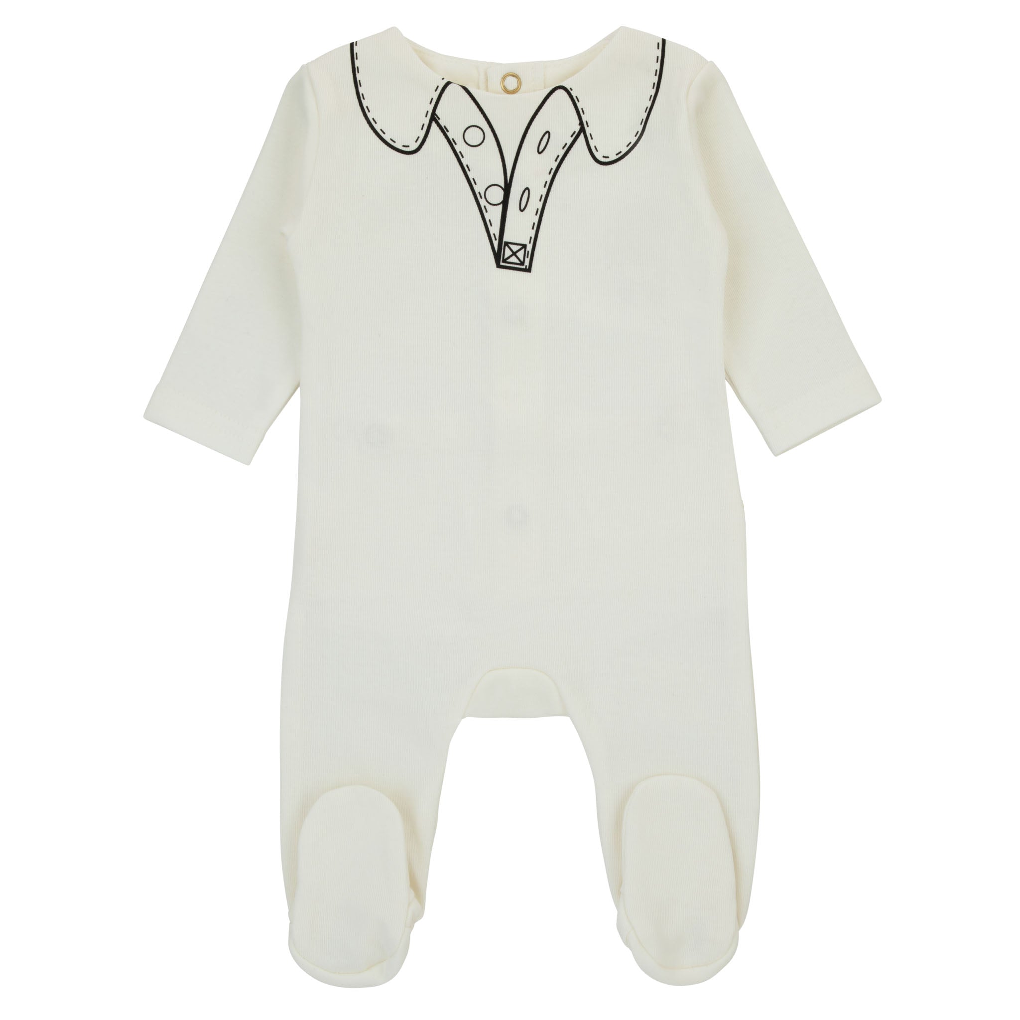 Button Look - Footie (Boys)