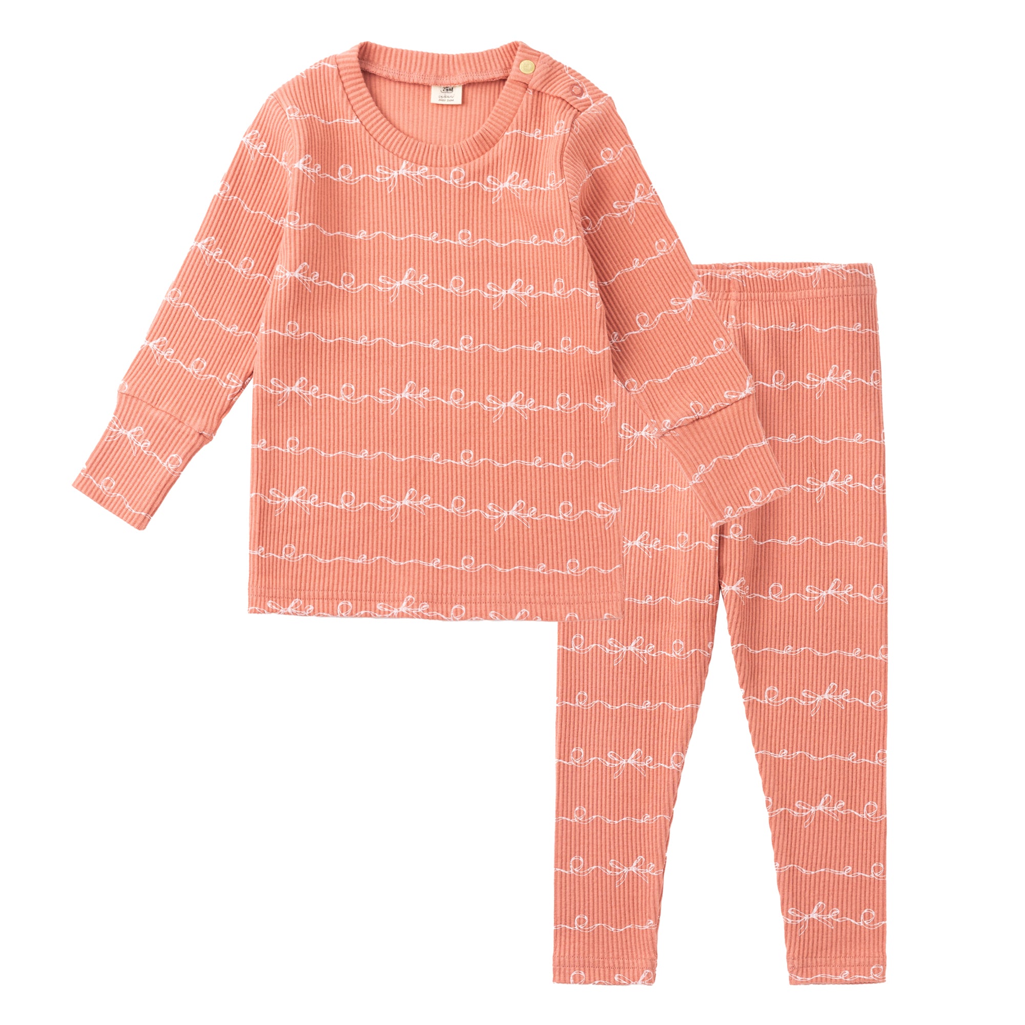 Swirls' - PJ (Coral)