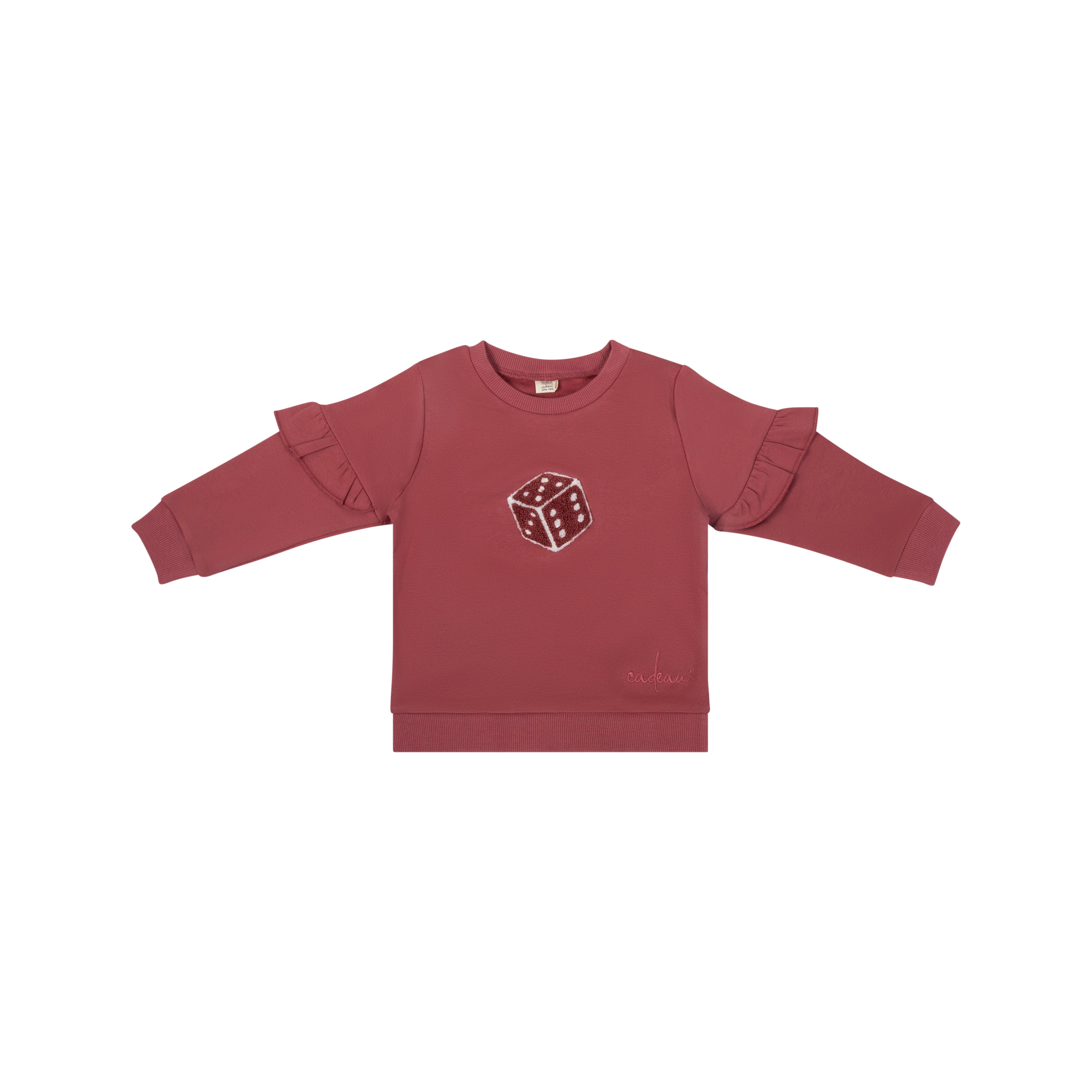 Toss the Cubes - Sweatshirt (raspberry)