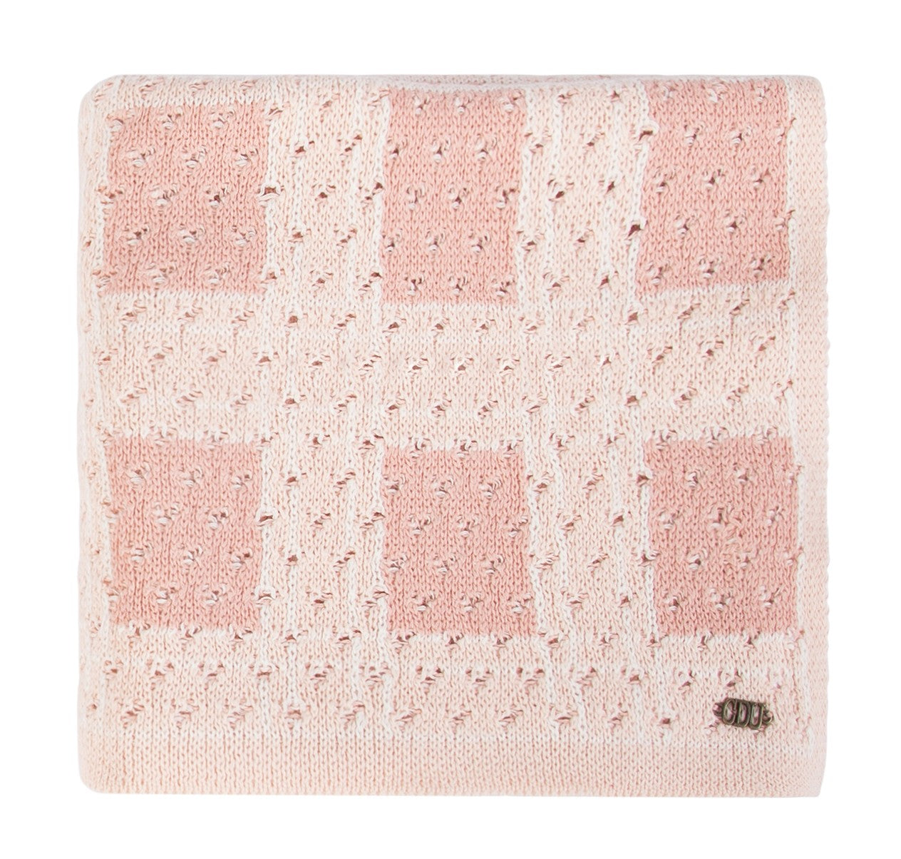 Knitted plaid Blanket (Pink)