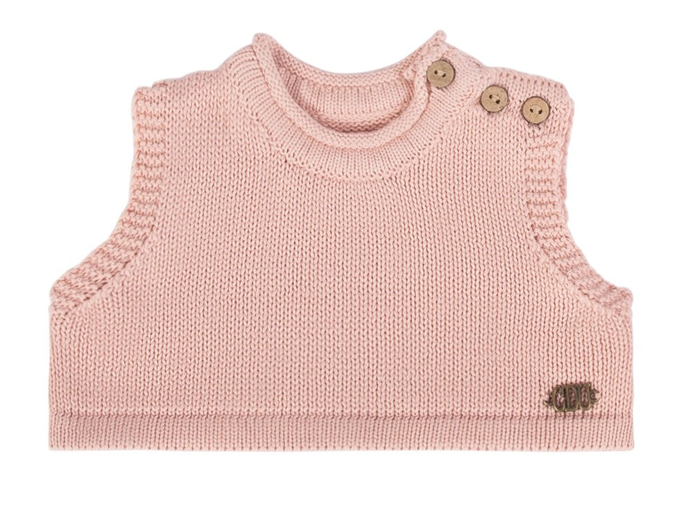 Knitted Shrug (Pink)