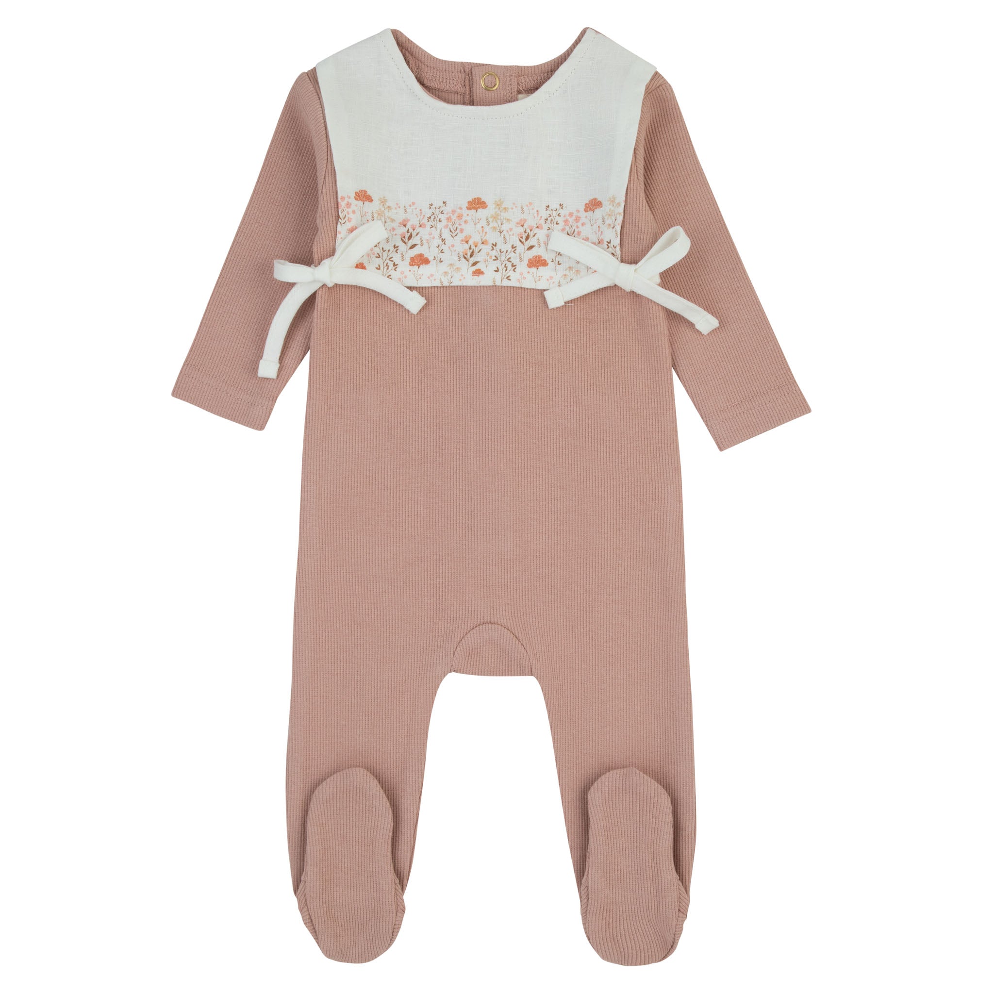 Linen Printed - Footie (Girls)