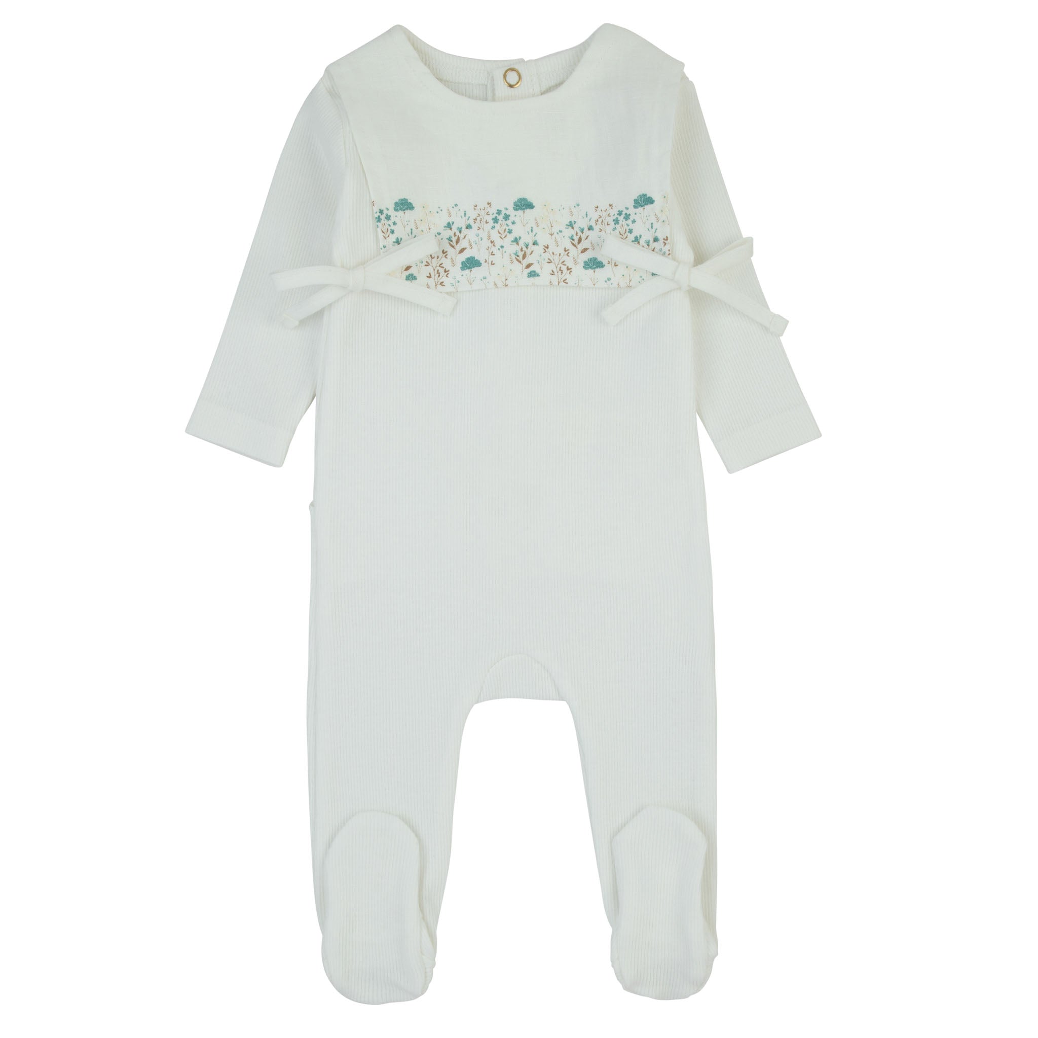 Linen Printed - Footie (Boys)
