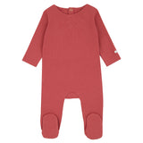 Bow Embossed - Footie (Girls)