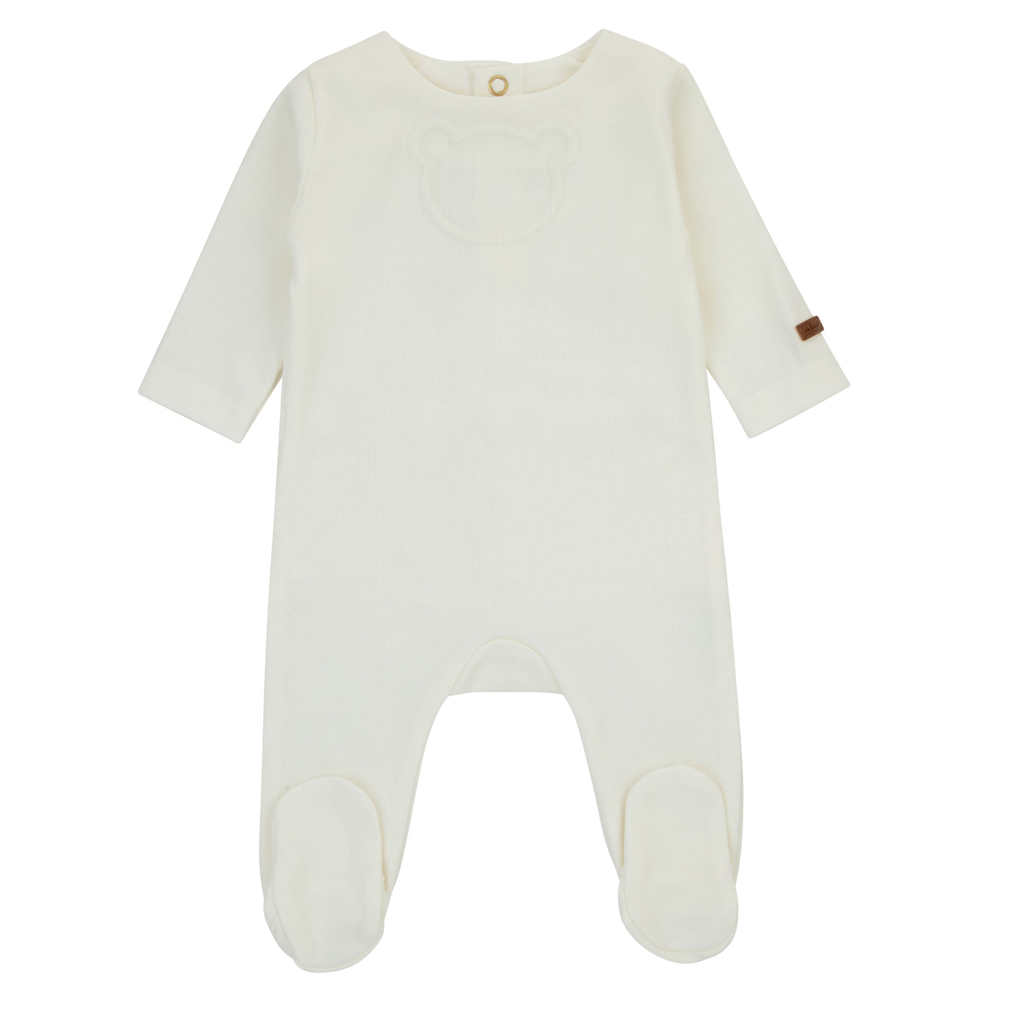 Bear Embossed - Footie (Boys)