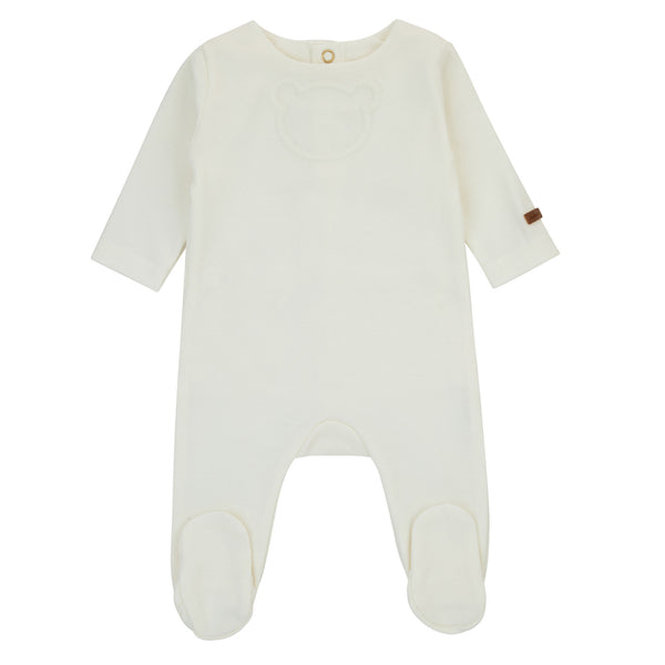 Bear Embossed - Footie (Boys)