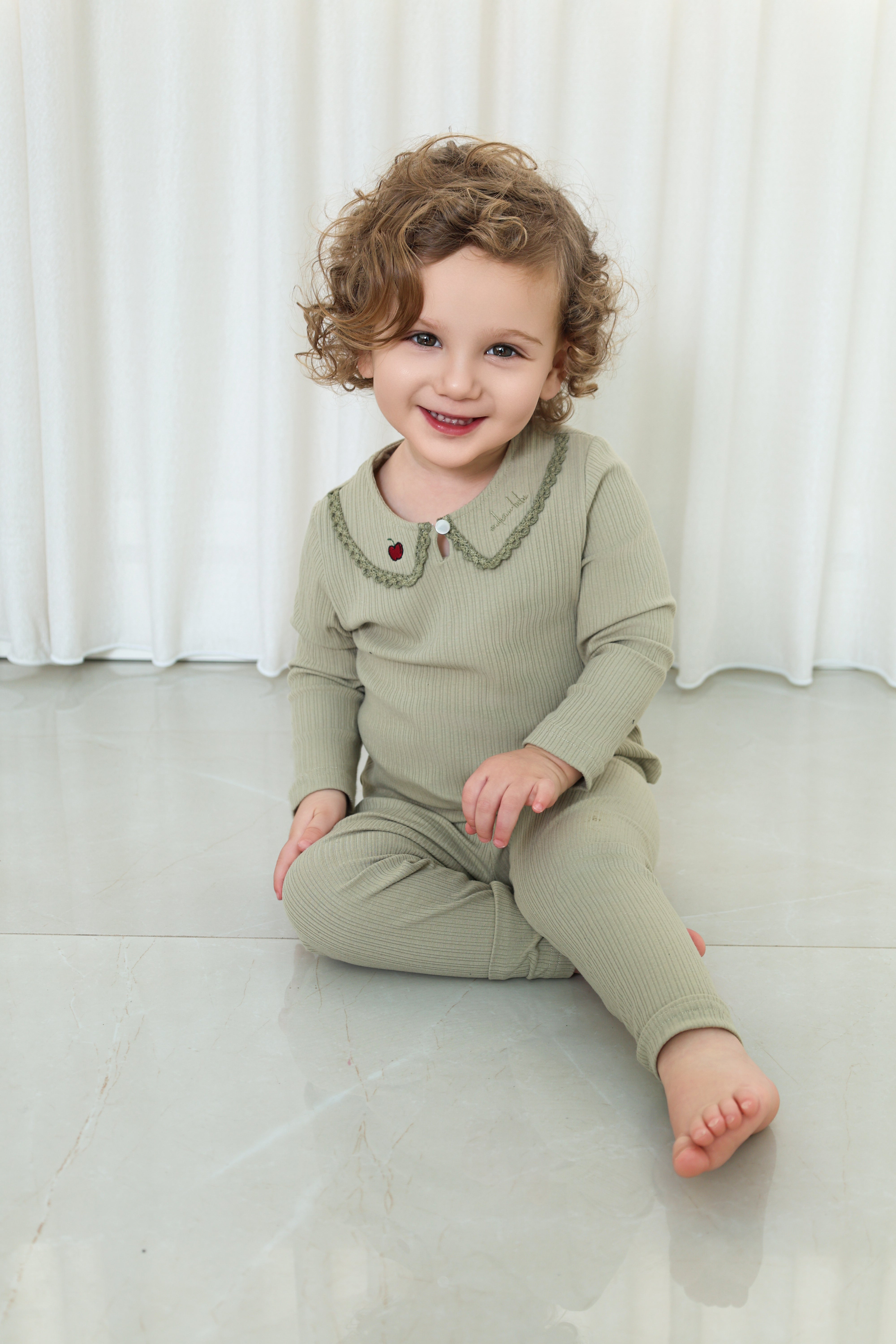 Lace collar  - Footie (Boys)