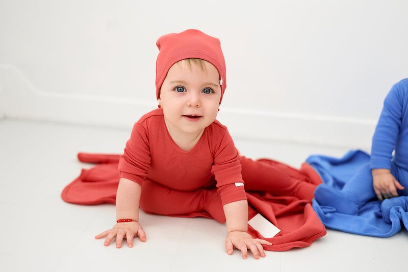 Bow Embossed - Footie (Girls)
