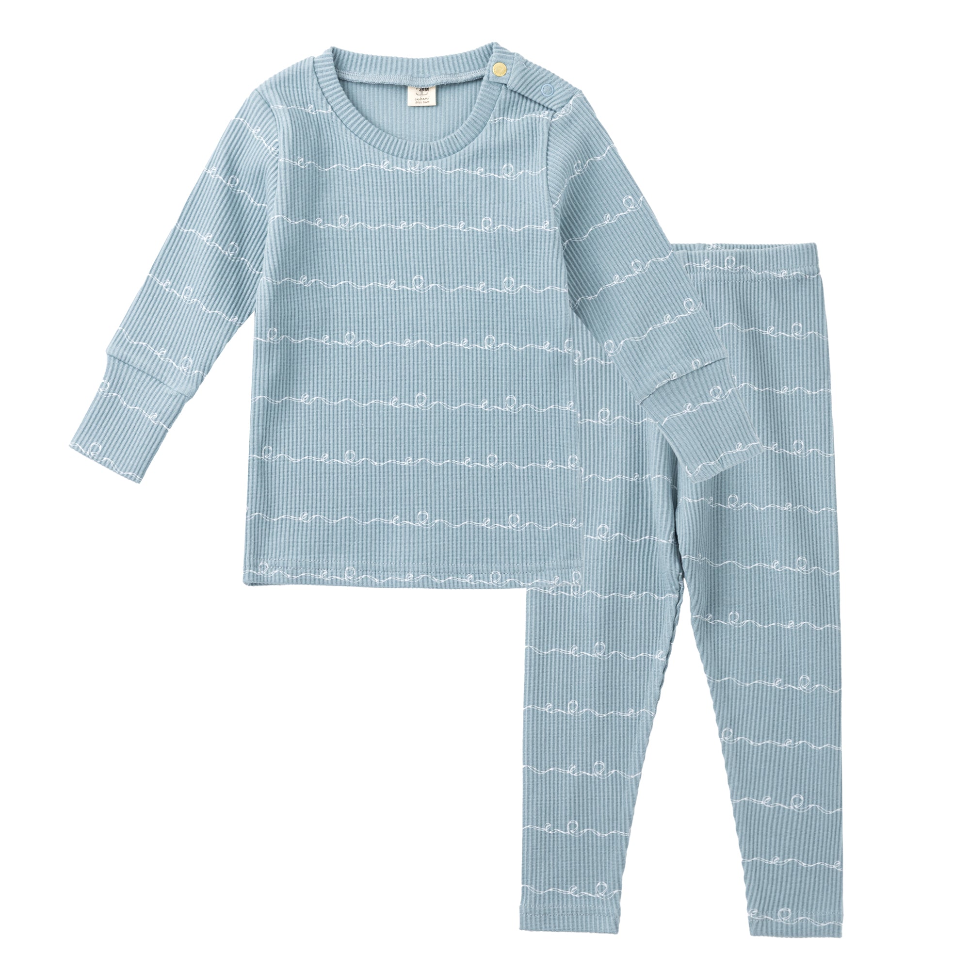 Swirls' - PJ (Blue)
