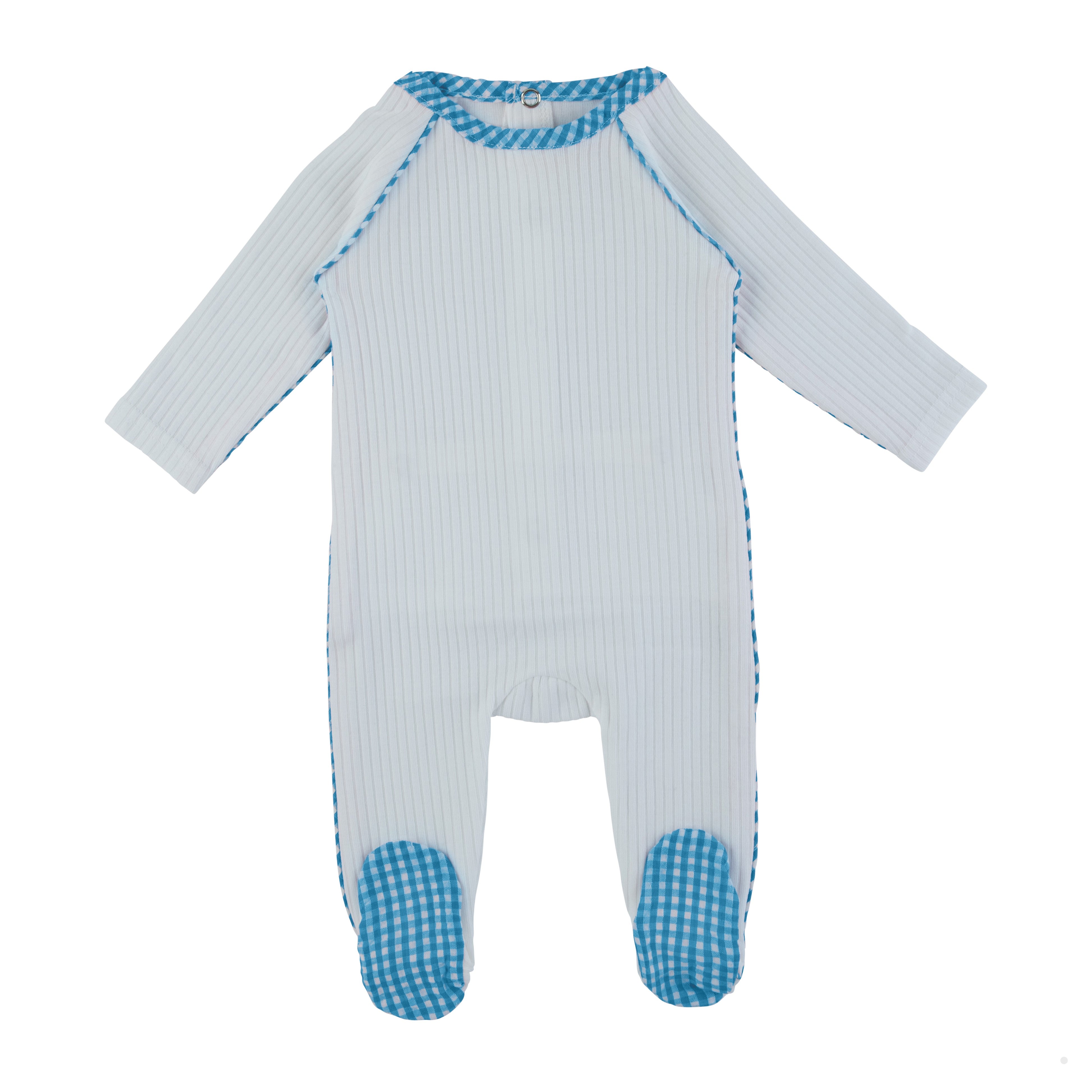 Gingham Edge (Footie)