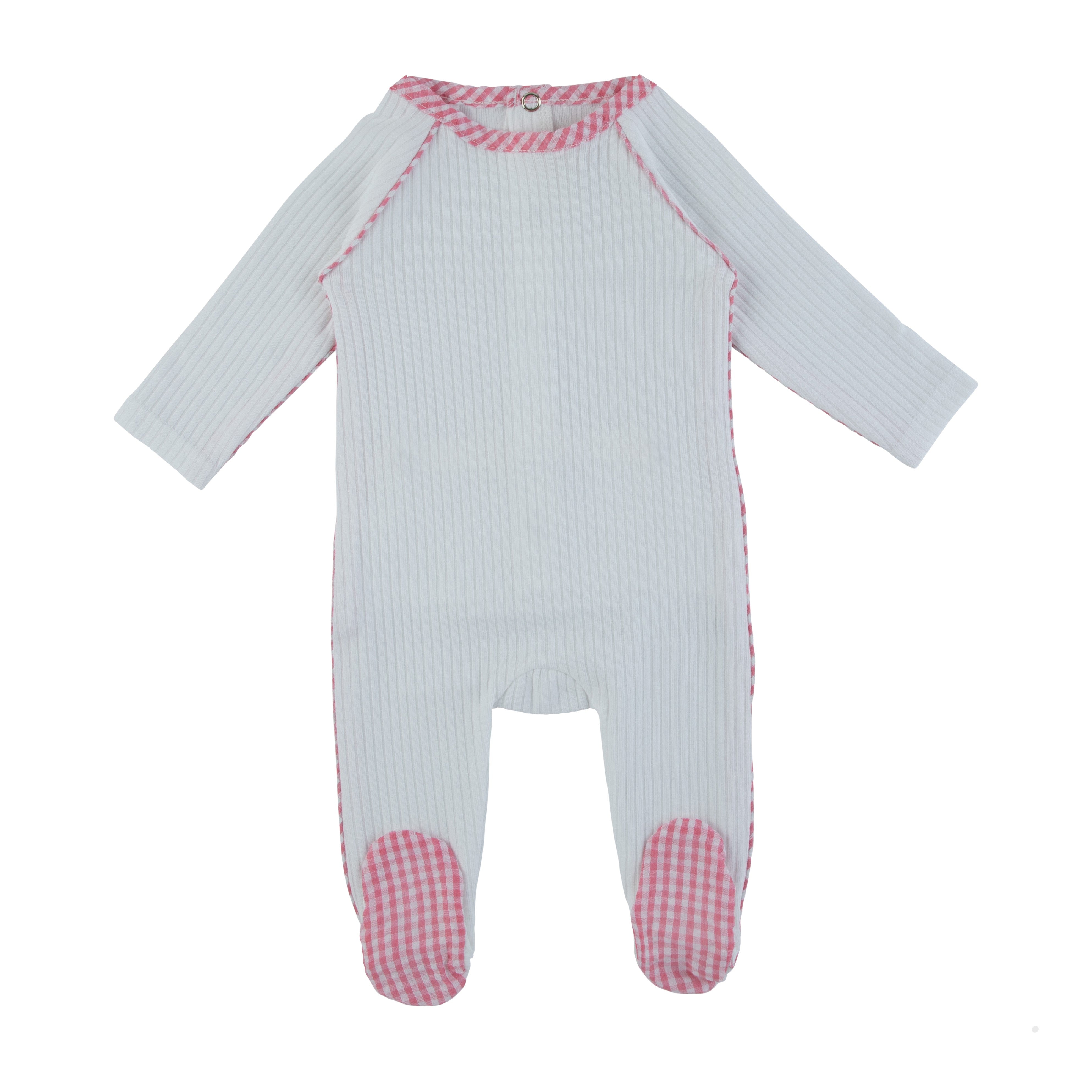 Gingham Edge (Footie)