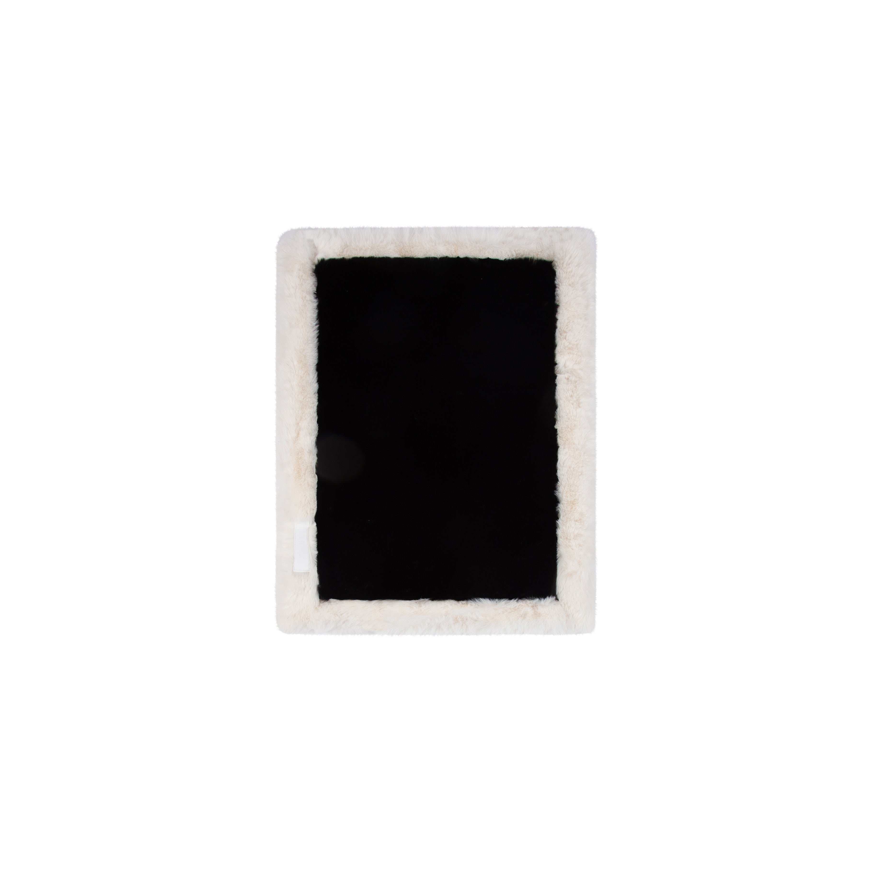 Plush Blanket - Black/White
