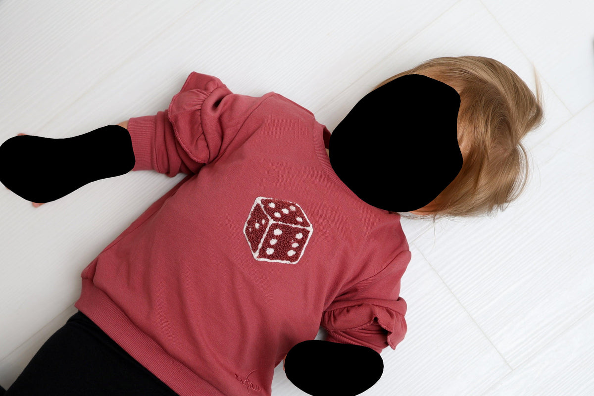 Toss the Cubes - Sweatshirt (raspberry)