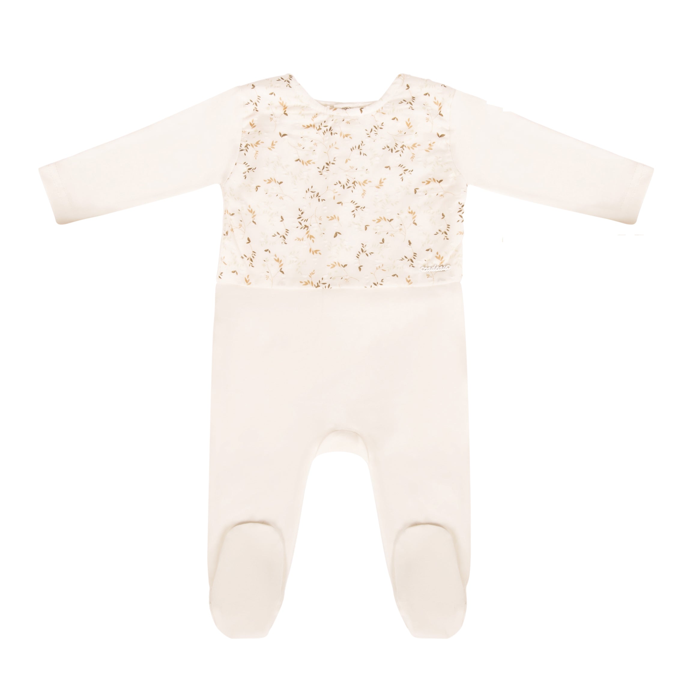 Laid in Brocade (Footie)